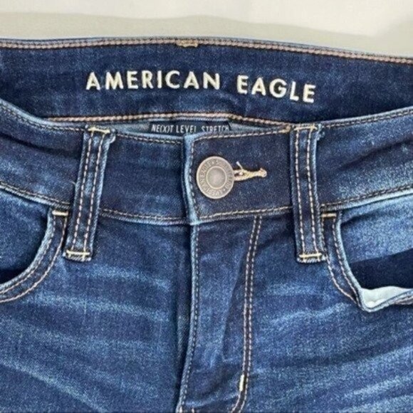 American Eagle Outfitters Ne(x)t Level stretch jeans jegging size 2 distressed - Picture 12 of 15